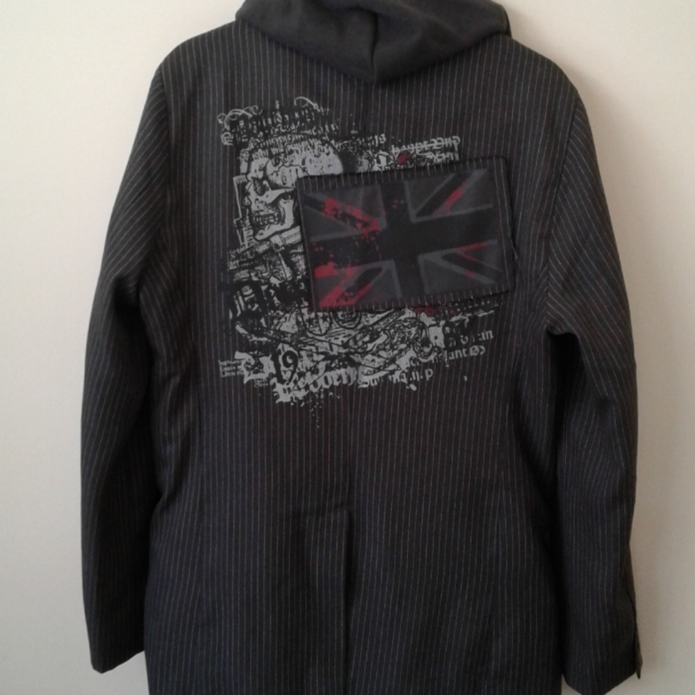 Jimmy Brand punk rock coat with hood